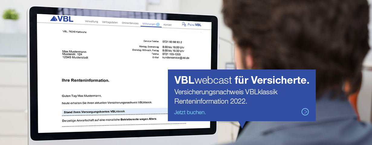 VBLportal - Meine VBL | VBL. Die Altersvorsorge Für Den öffentlichen ...